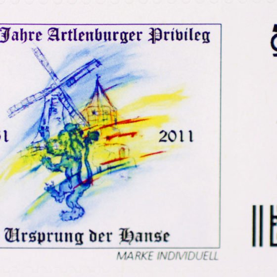 Entwurf Artlenburger Briefmarke