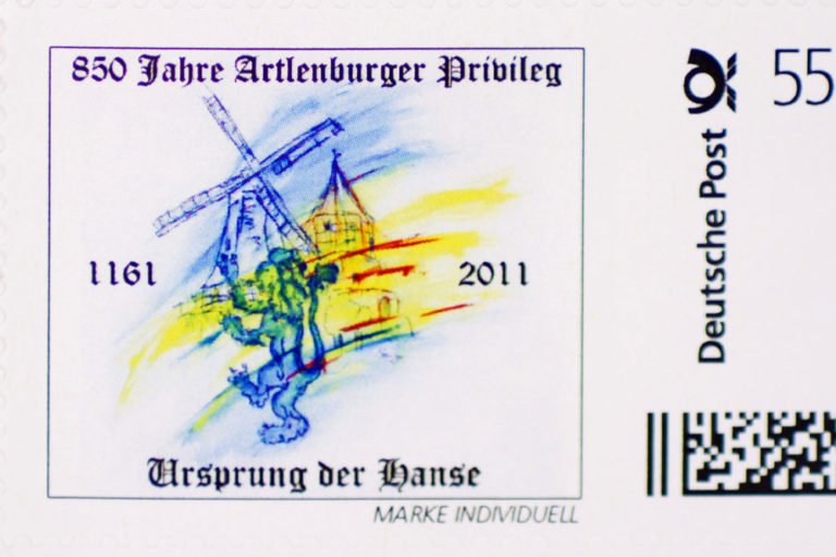 Entwurf Artlenburger Briefmarke