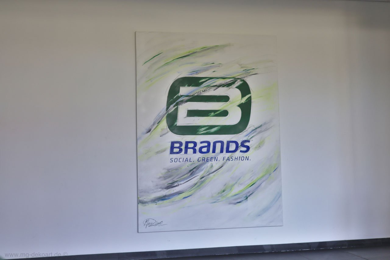 BRANDS Logo im Foyer