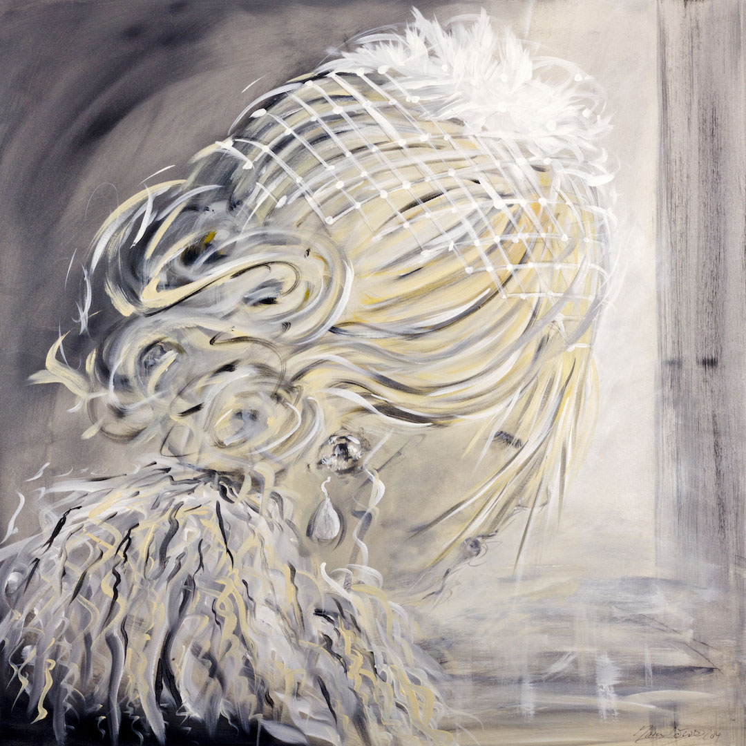 Die Braut, die sich traut / 100 x 100 cm